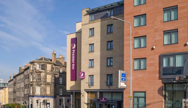 Exterior at Premier Inn Hotel Edinburgh Central (Lauriston Place)